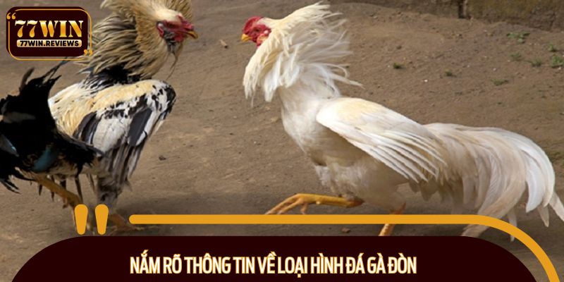 Nắm rõ thông tin về loại hình đá gà đòn